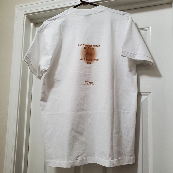 Vintage Bill of Rights Void Where Prohibited By Law White Shirt Adults M/L NWOT - Picture 4 of 7